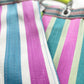 Stripe Tote Bag Rectangle D15 - Green x Pink