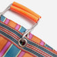 Stripe Tote Bag Wide - Orange x Pink