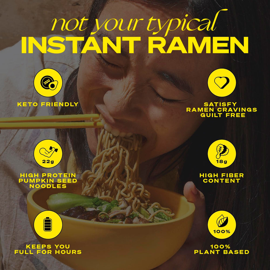 Tom Yum  Plant-Based Shrimp Ramen Soup (6 Pack)