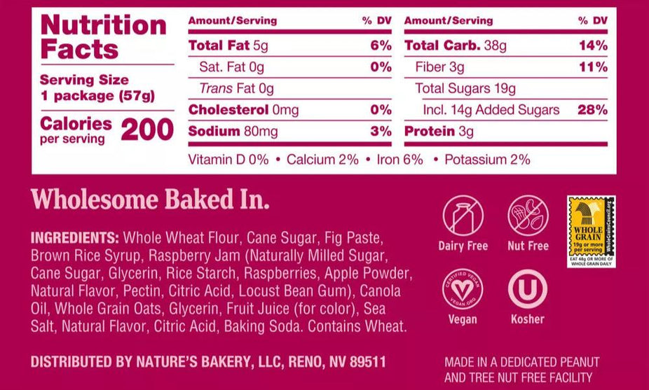 Raspberry Fig Bar (12 CT)