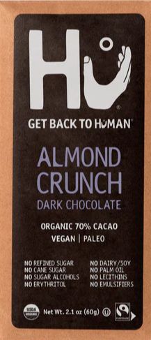 Almond Crunch Dark Chocolate Bar