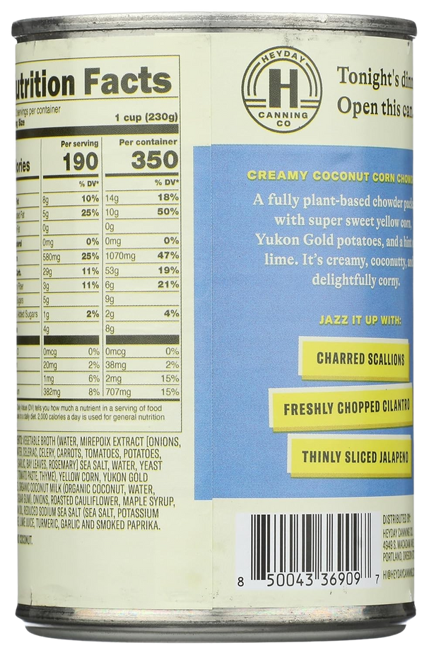 Creamy Coconut Corn Chowder