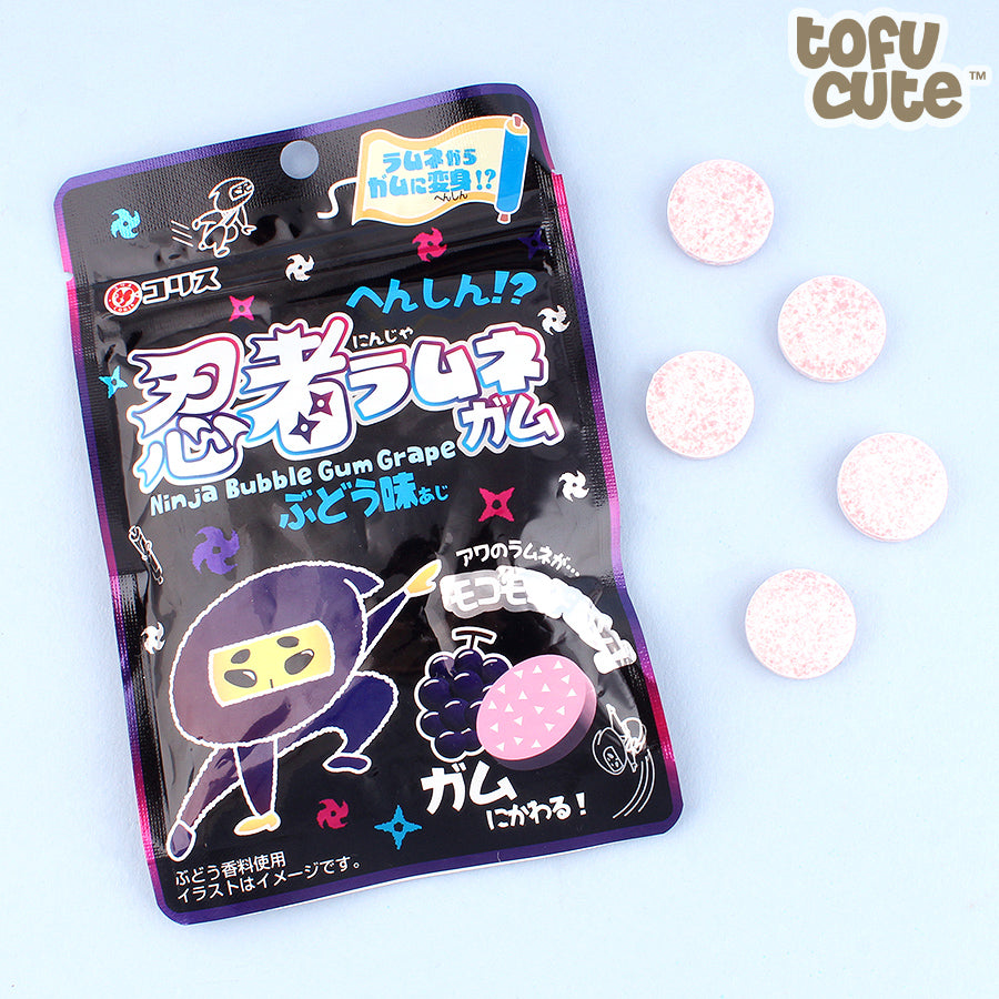 Ninja Ramune Grape Bubble Gum: – Martie
