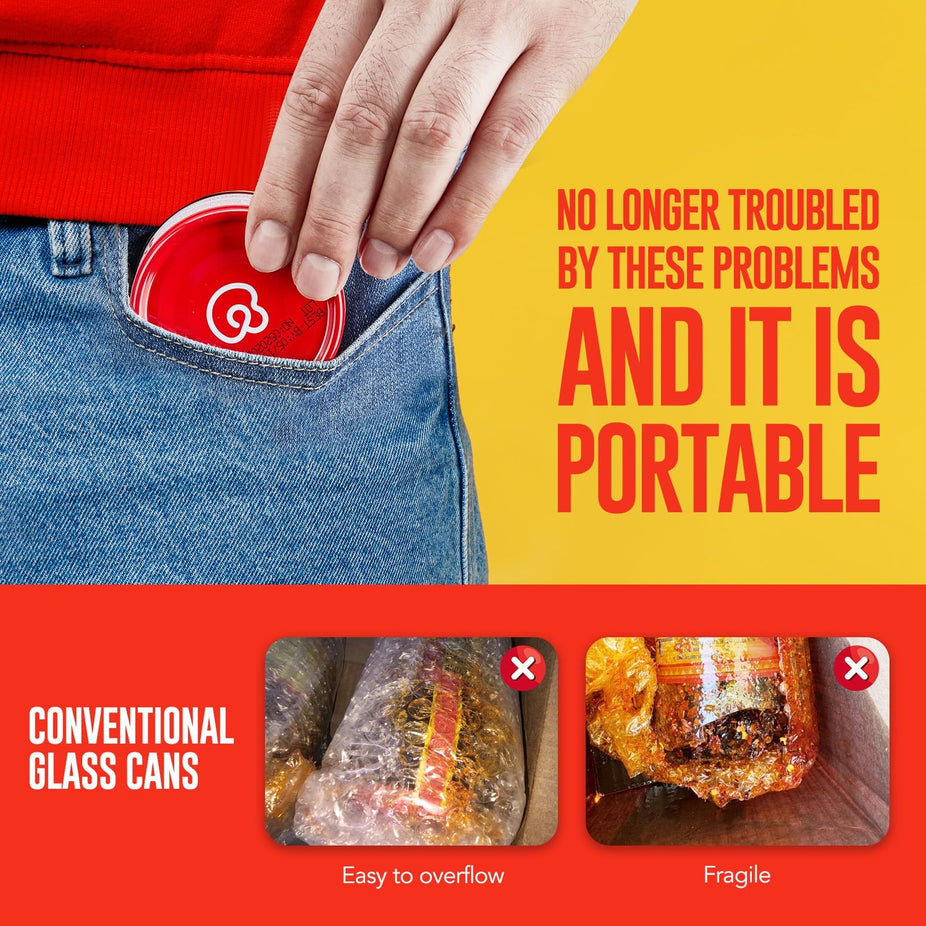 Fresh Pepper Mushroom and Soybean Hot Sauce (6 Pack)