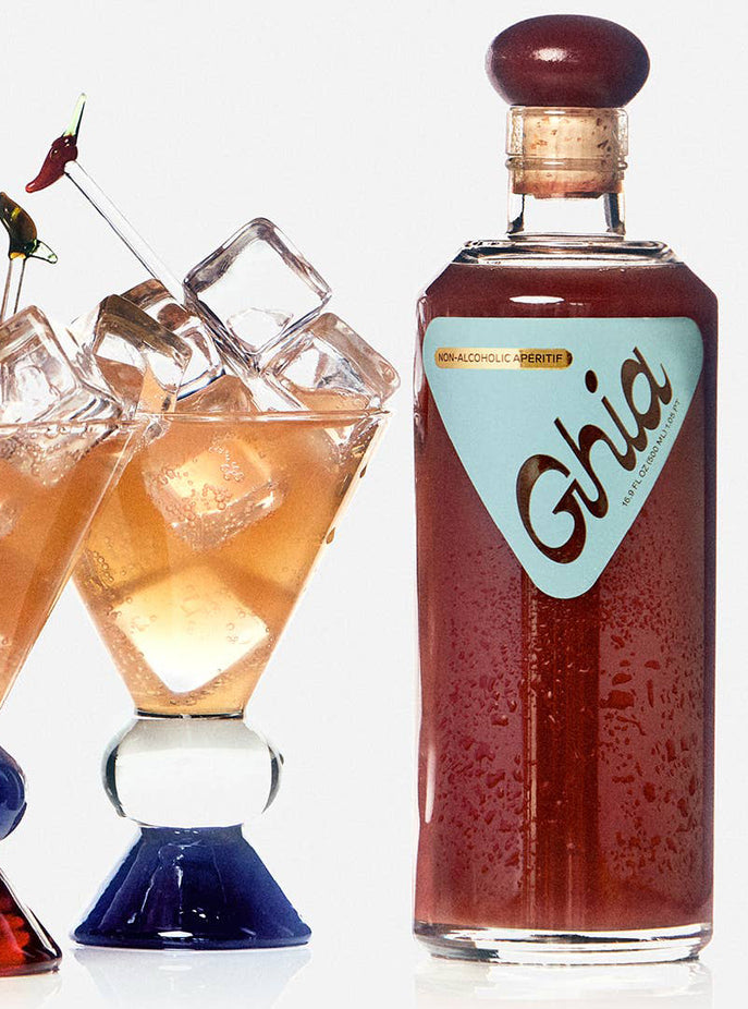 Totem Glass - Clear & Blue