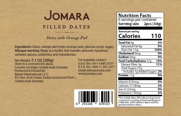 Filled Dates with Orange Peel