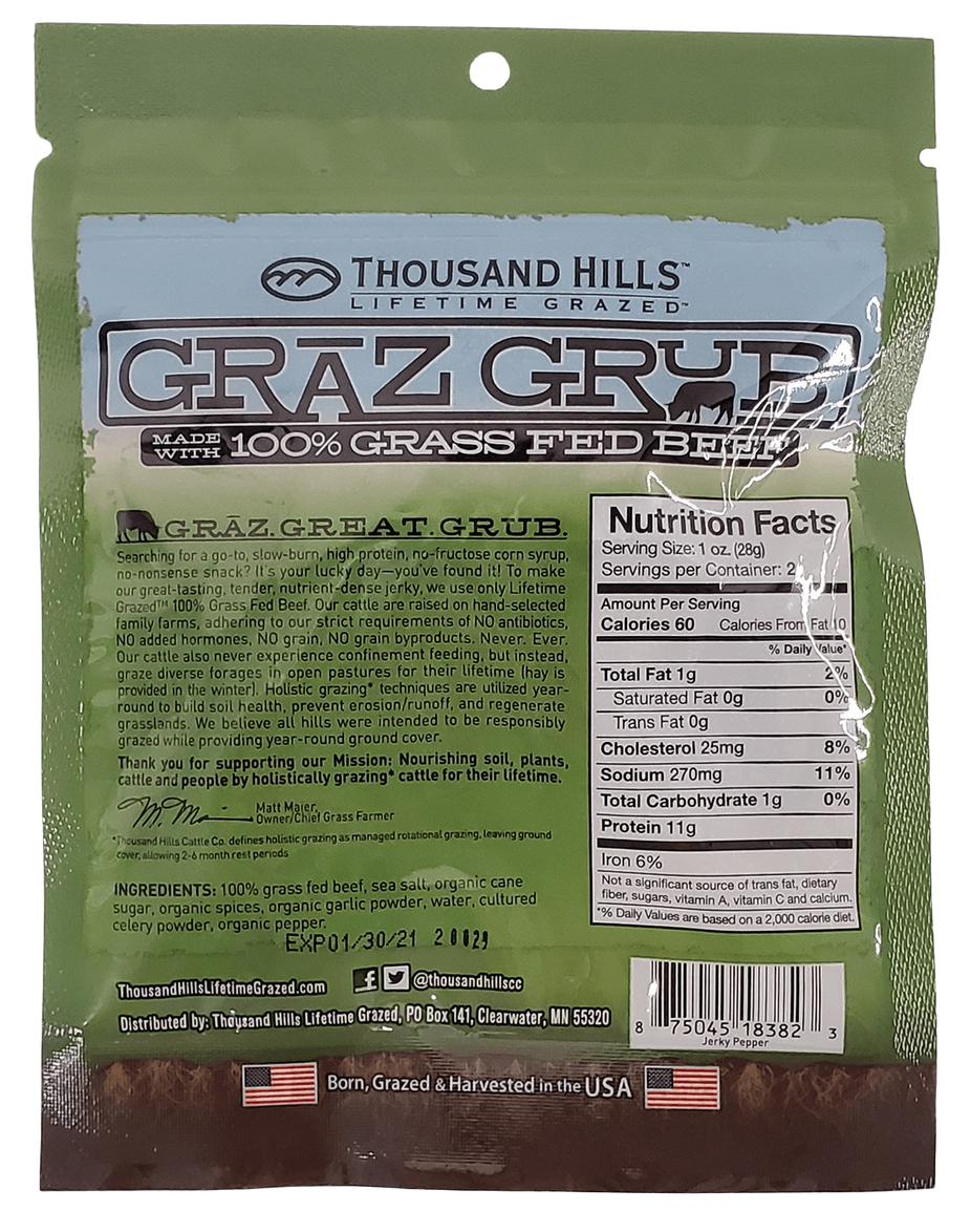 Pepper Beef Jerky