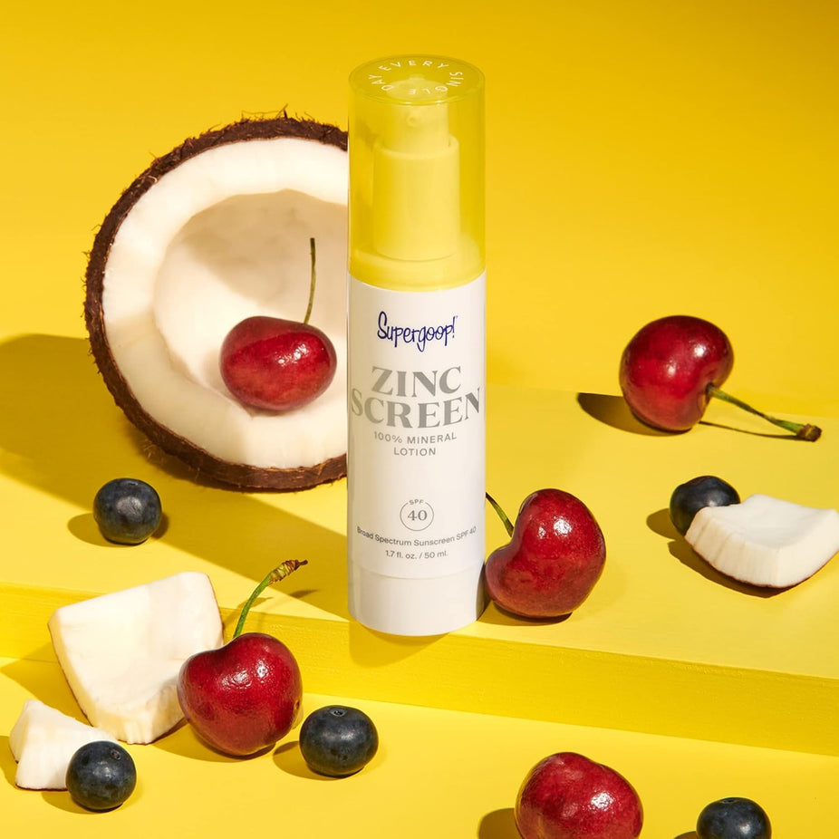 Zincscreen 100% Mineral Lotion Face Sunscreen SPF 40