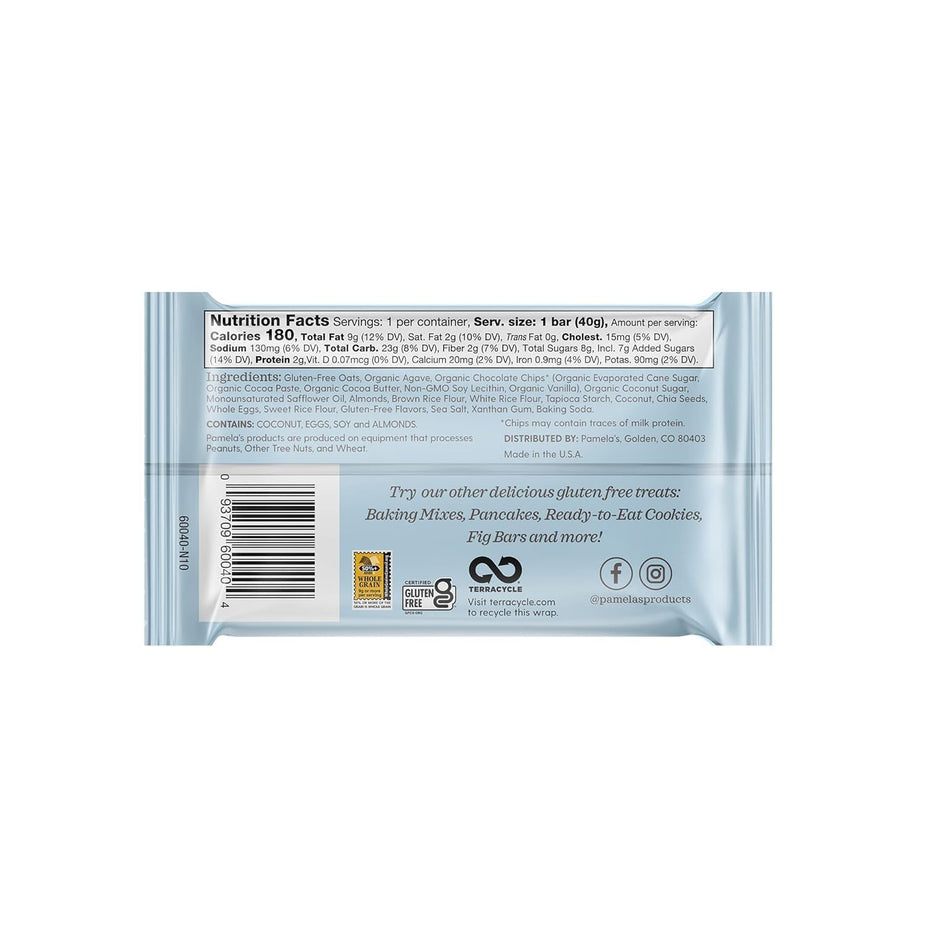 Chocolate Chip Coconut Bars (5 CT)