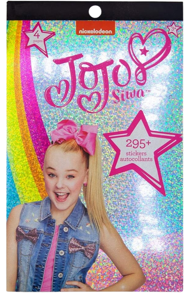 JoJo Siwa 4 Sheet Sticker Pad