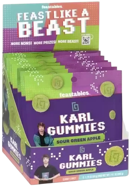 Karl's Gummies Sour Green Apple (8 Pack)