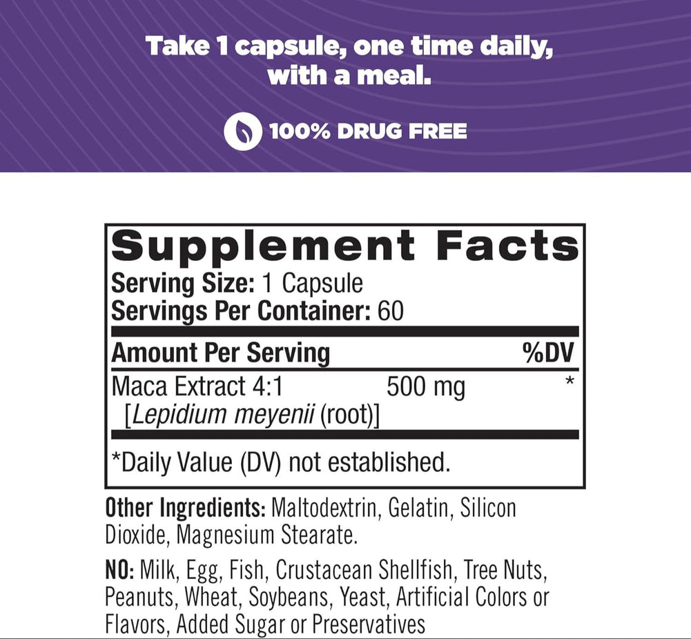 Maca Extract (60 Capsules)