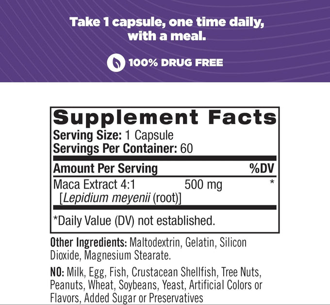 Maca Extract (60 Capsules)