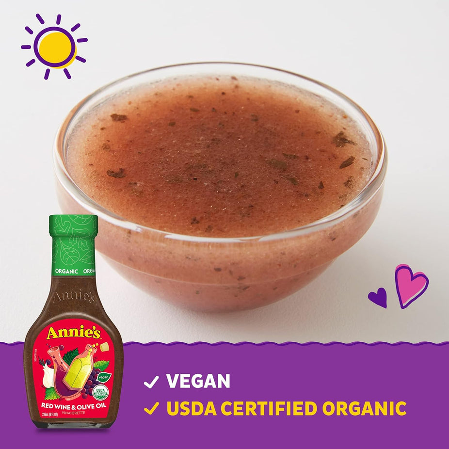 Organic Red Wine & Olive Oil Vinaigrette