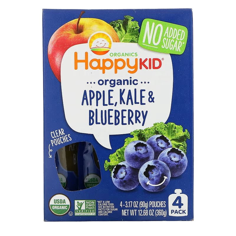 Organic Apple, Kale & Blueberry (4 Pack)