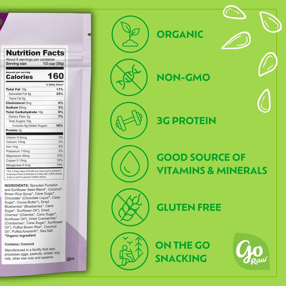 Cherry Berry Chocolate Chunk Snacking Granola