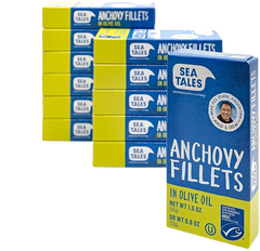 Anchovy fillets in Olive Oil (12 Pack)