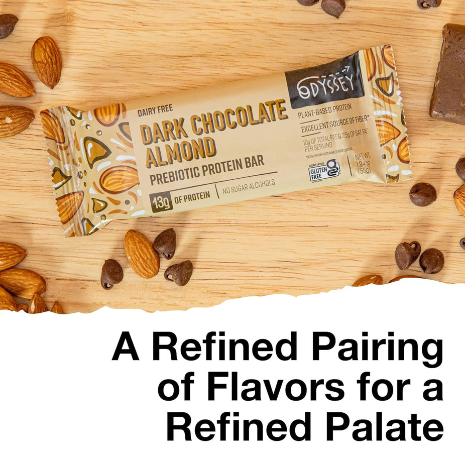 Dark Chocolate Almond Prebiotic Protein Bar (12 CT)