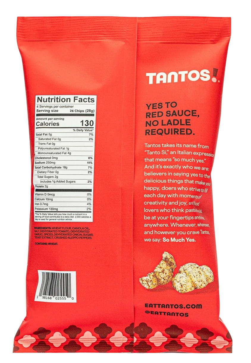 Puffed Pasta Chip - Marinara Flavor