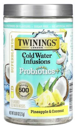 Pineapple & Coconut Probiotic Cold Blend Tea