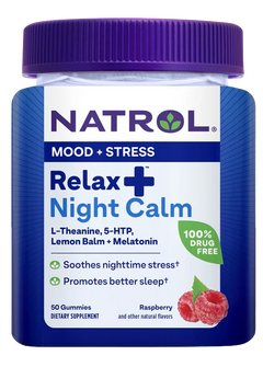 Relax Plus Night Calm Gummies (50 CT)