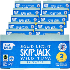 Skipjack Wild Tuna In Water (12x 2 Packs)