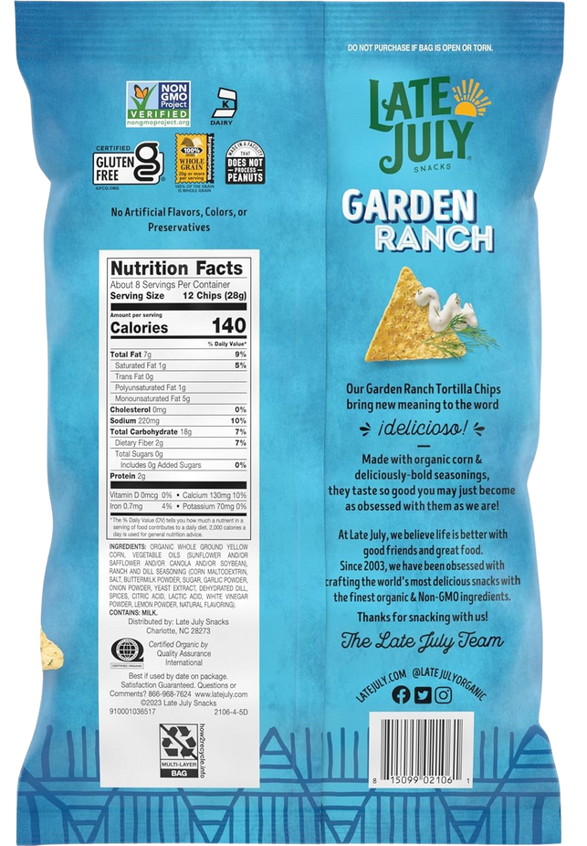 Garden Ranch Tortilla Chips