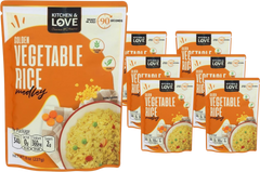 Golden Vegetable Rice Pouches (6 Pack)