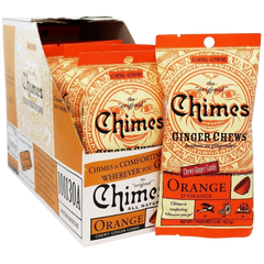 Orange Ginger Chews (12 Pack)