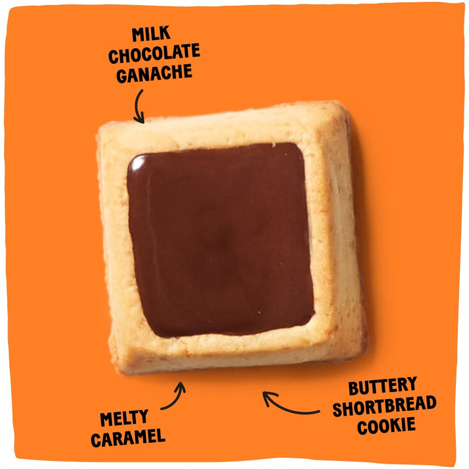 Milk Chocolate And Caramel Mini Cookies (20 Pack)