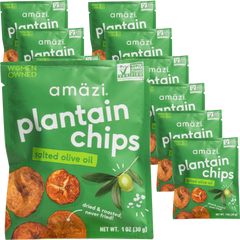 Salted Olive Oil Plantain Chips (12 Pack)
