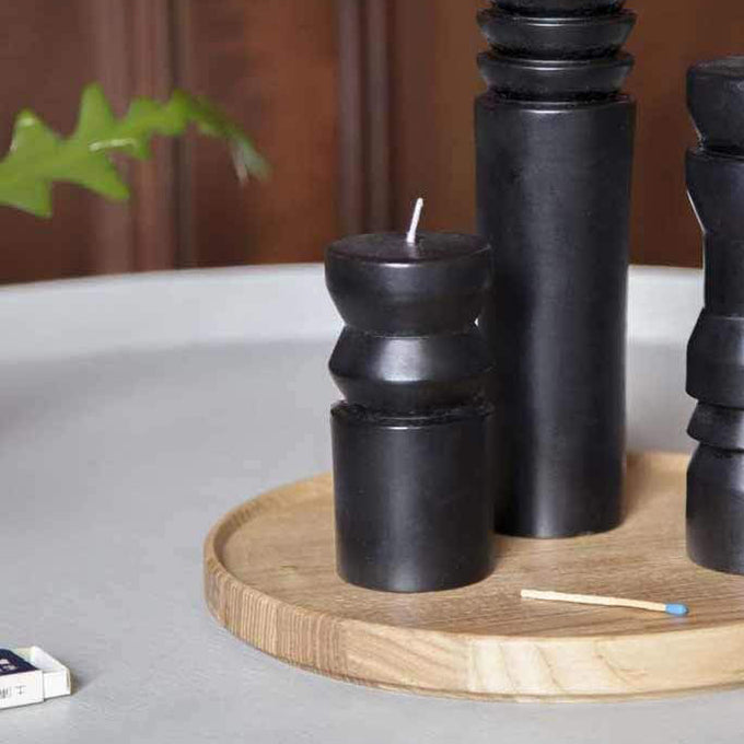 Totem Candle Small - Black