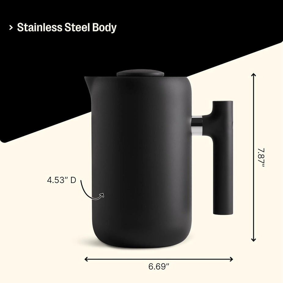 24oz Clara French Press Coffee Maker - Matte Black