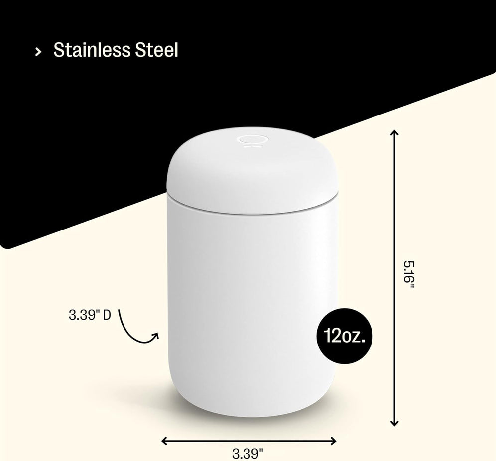 12oz Carter Wide Travel Mug - White