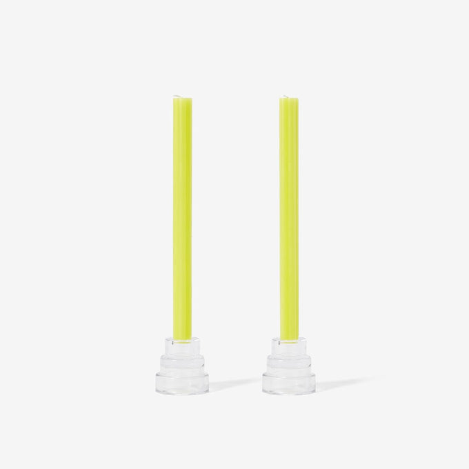 Candle Taper - Yellow (Set of 2)