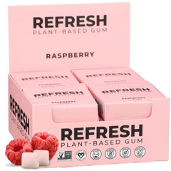 Raspberry Plant Based Gum (12 Pack)
