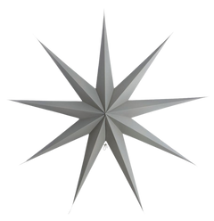 Star 9 Point Grey (17.72 in)