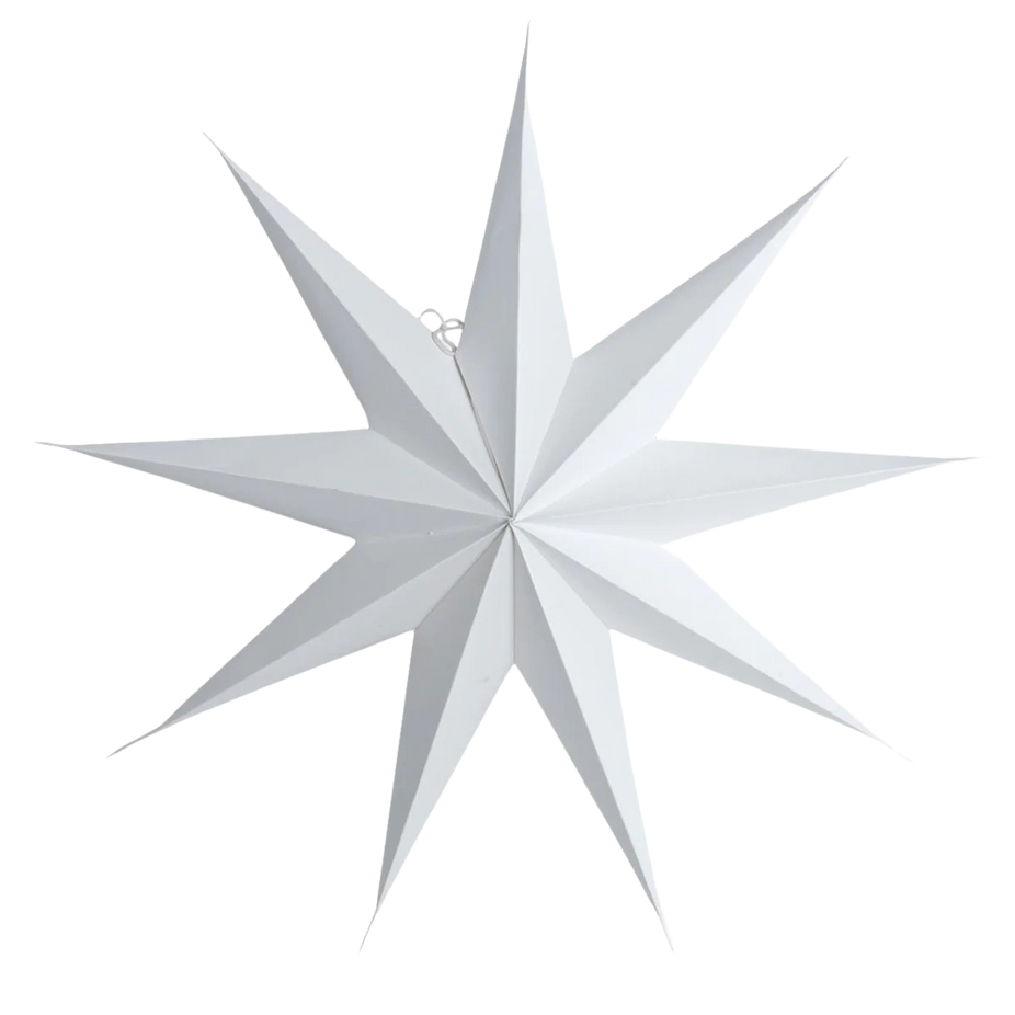 Star 9 Point White (23.62 in)