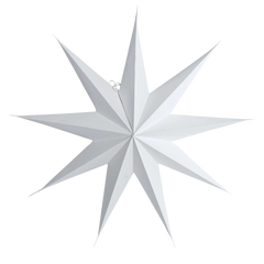 Star 9 Point White (23.62 in)