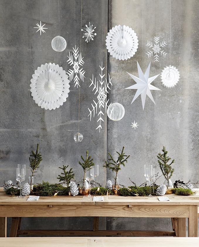 Star 9 Point White (34.25 in)