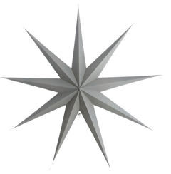 Star 9 Point Grey (34.25 in)