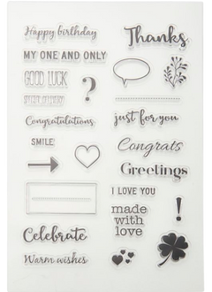 Silicone Stamp Sheet - Black