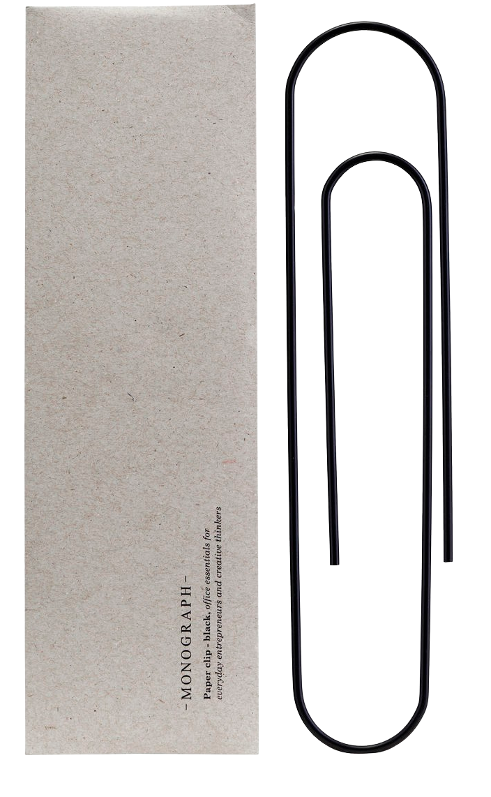 Paper Clip Mega - Black (9.84 in)