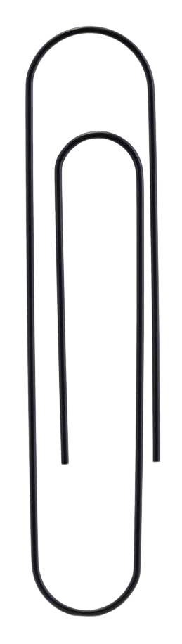 Paper Clip Mega - Black (9.84 in)