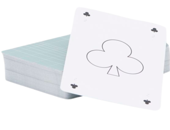 Deck of Cards White