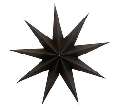 Star 9 Point Brown (34.25 in)