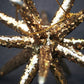 Ornament Spike Brown with Glitter (6 Pack)