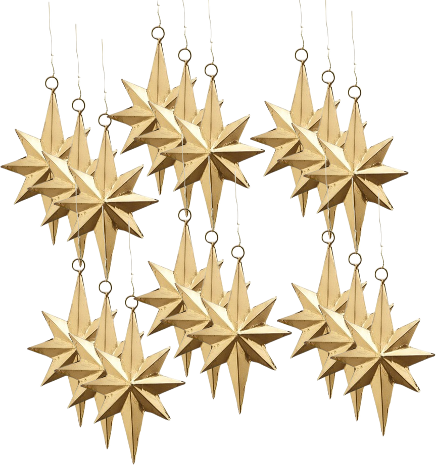 Star Bethlehem - Antique Brass (18 Pack)