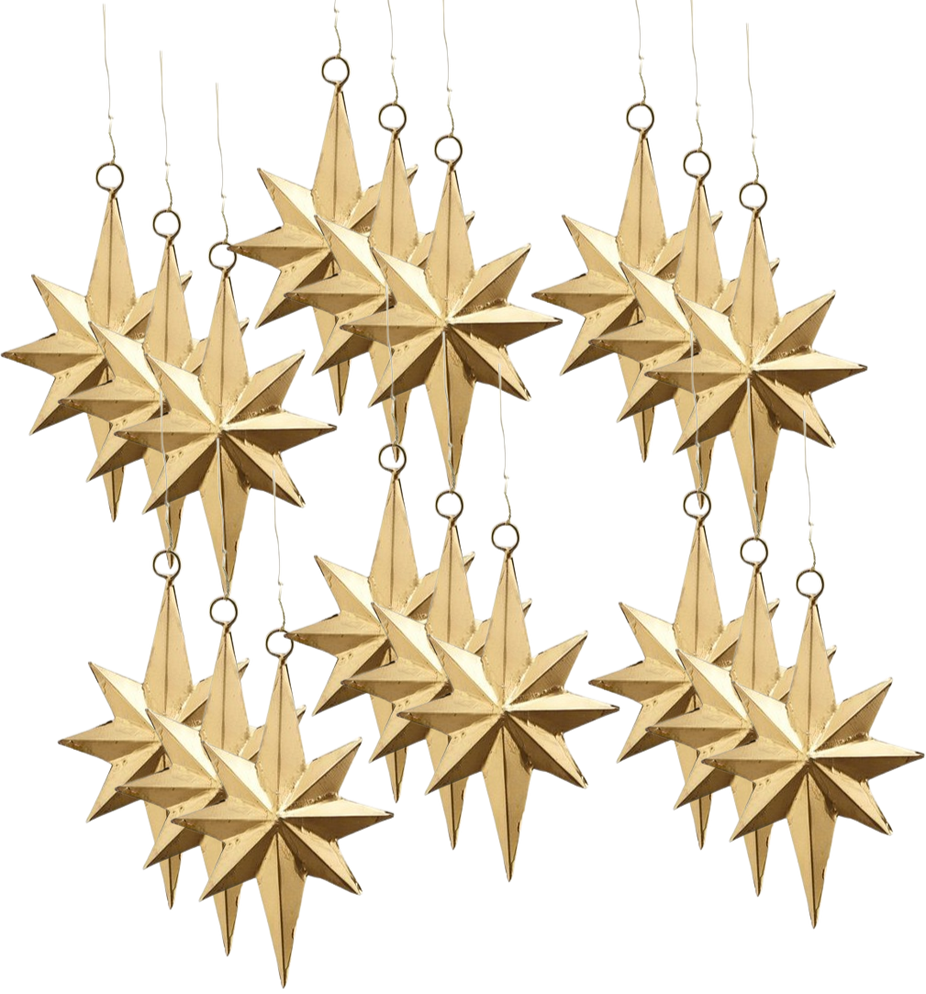 Star Bethlehem - Antique Brass (18 Pack)