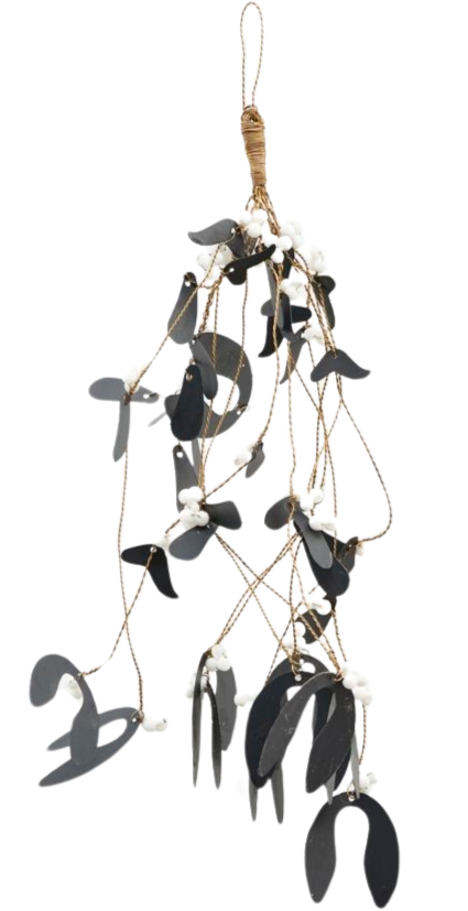 Ornament Mistletoe - Black (13.78 in)